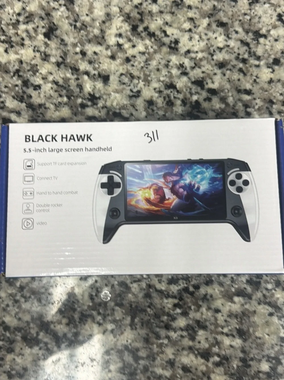 5.5-inch Black Hawk Retro Handheld Gaming Console